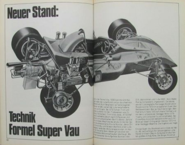 Backfisch "Kaefer-Treter GmbH" Volkswagen-Motorracing 1974 (1495)